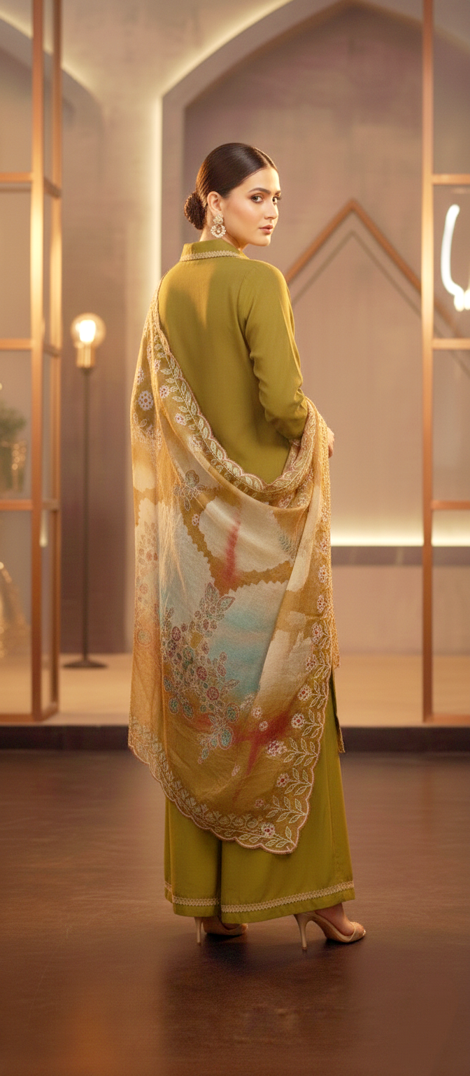 Wide-leg palazzo trousers for a modern - Image 2