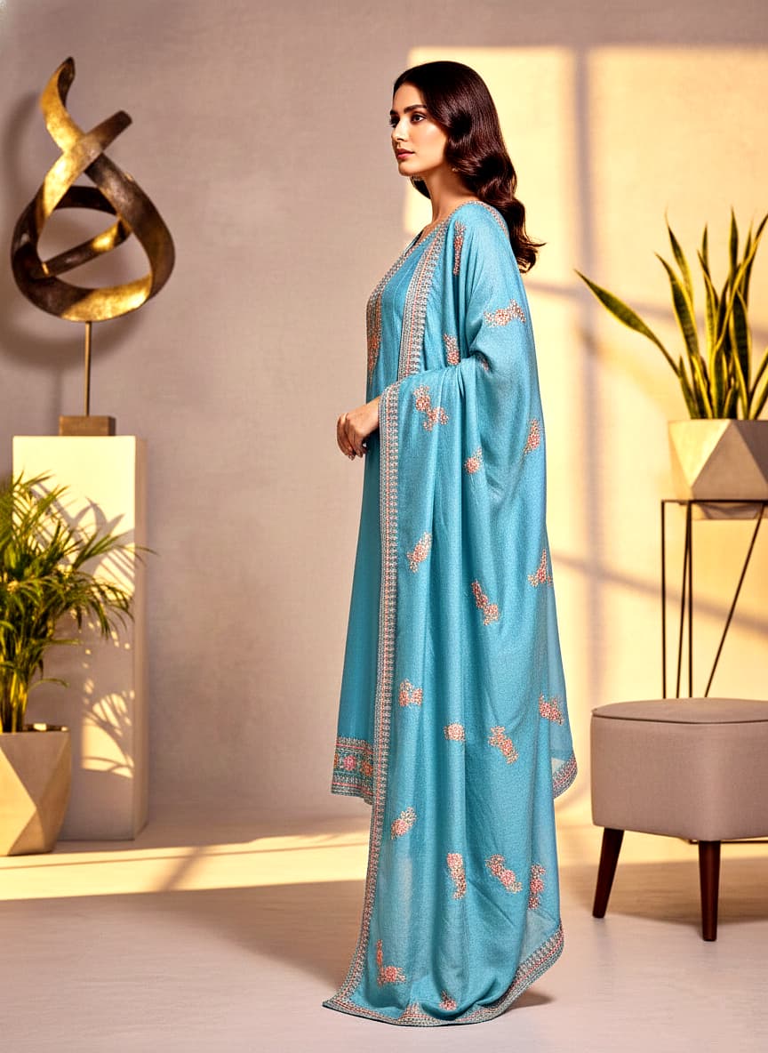 Straight-cut long kurta - Image 2