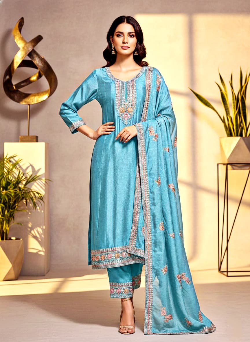 Straight-cut long kurta