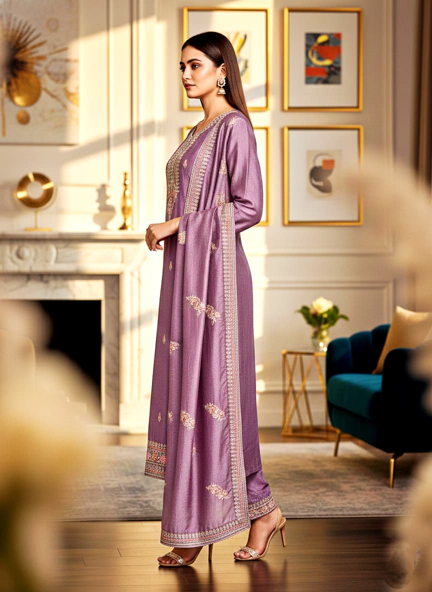 Straight-cut long kurta - Image 4