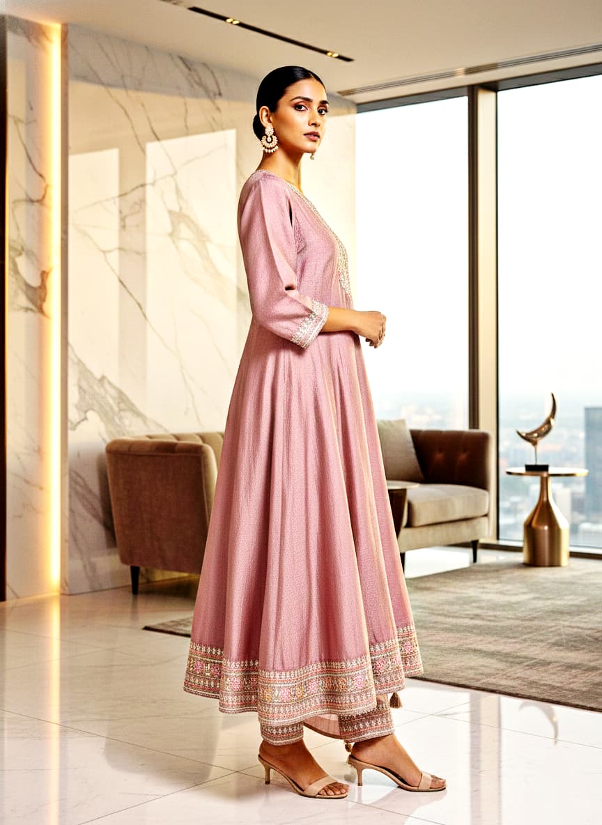 Straight-cut long kurta - Image 6