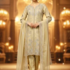 Pakistani Embroidered 3-Piece Suit
